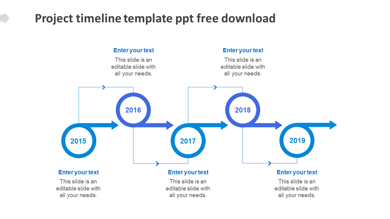 project timeline template ppt free download-blue-5